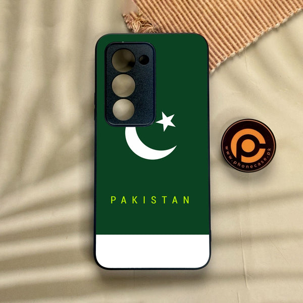 Xiaomi Redmi 15 - Pakistani Flag Design 5 - Premium Metal Printed Soft Bumper Shock Proof Case