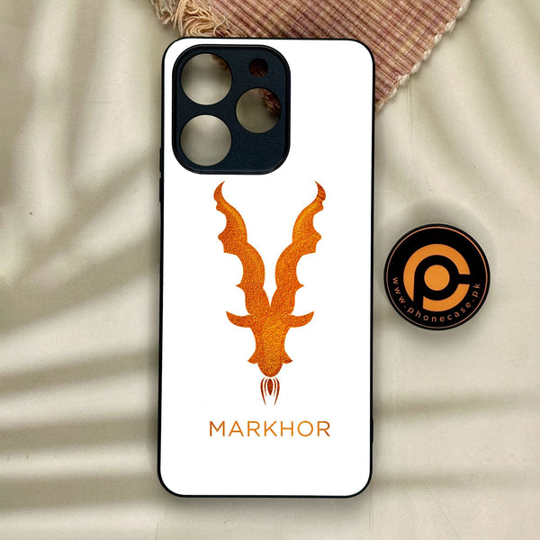Realme Note 70 - Markhor Design 11 - Premium Metal Printed Soft Bumper Shock Proof Case