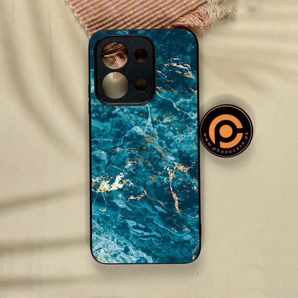 Xiaomi Redmi 15C - Blue 2.0 Design 1 - Premium Metal Printed Soft Bumper Shock Proof Case