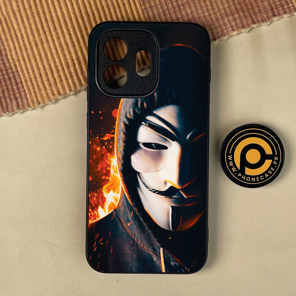 OnePlus 15T - Anonymous 2.0 Design 6 - Premium Metal Printed Soft Bumper Shock Proof Case