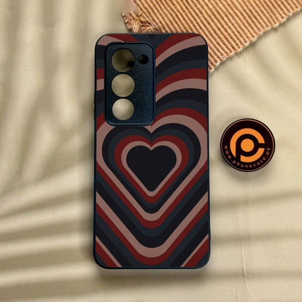 Xiaomi Redmi 15 - Heart 2.0 Design 4 - Premium Metal Printed Soft Bumper Shock Proof Case