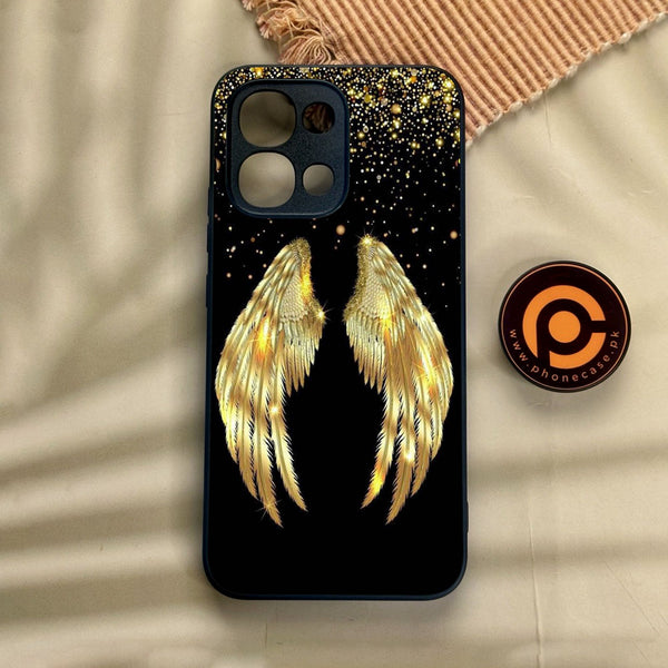Oppo A6 Pro - Angel Wings Design 1 - Premium Metal Printed Soft Bumper Shock Proof Case