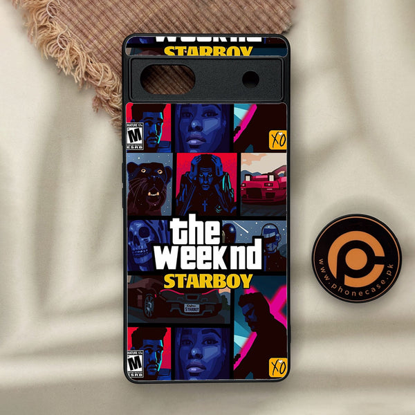 Google Pixel 6a - The Weeknd Star Boy - Premium Metal Printed Soft Bumper Shock Proof Case