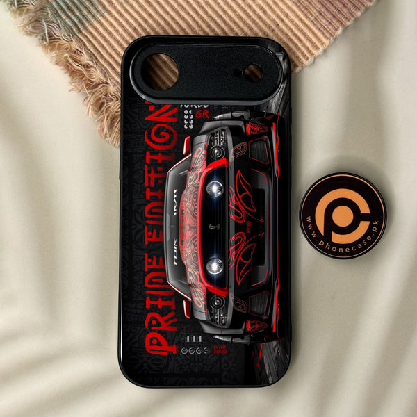 iPhone Air - Cobra X Racing Car - Premium Metal Printed Soft Bumper Shock Proof Case