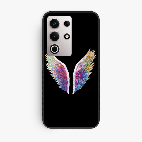 Itel S25 Ultra - Angel Wings Design 3 - Premium Metal Printed Soft Bumper Shock Proof Case