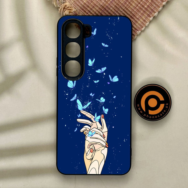 Vivo Y21d - Butterflies Design 2 - Premium Metal Printed Soft Bumper Shock Proof Case