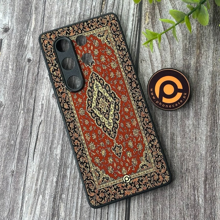 Itel S25 Ultra - Persian Rugs Design 1 - Premium Metal Printed Soft Bumper Shock Proof Case  CS-42140