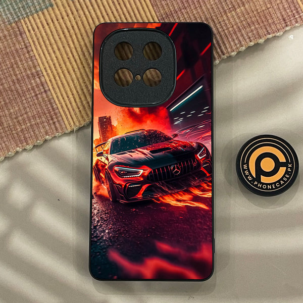iQOO Z10 Turbo Pro - Racing Design 3 - Premium Metal Printed Soft Bumper Shock Proof Case