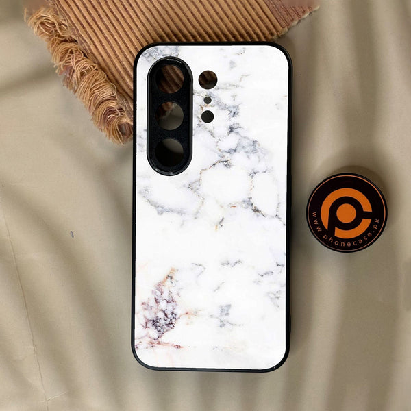 Tecno Camon 50 Ultra - White Design 3 - Premium Metal Printed Soft Bumper Shock Proof Case