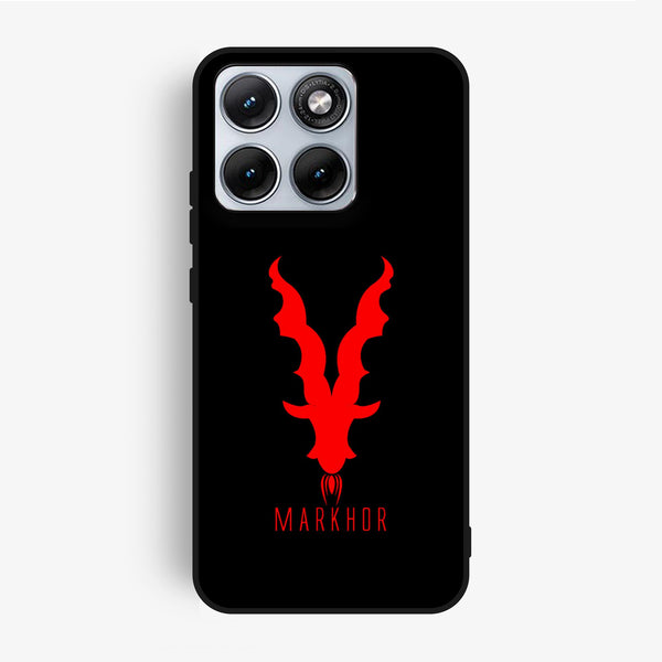 Motorola Edge 70 Fusion - Markhor Design 10 - Premium Metal Printed Soft Bumper Shock Proof Case
