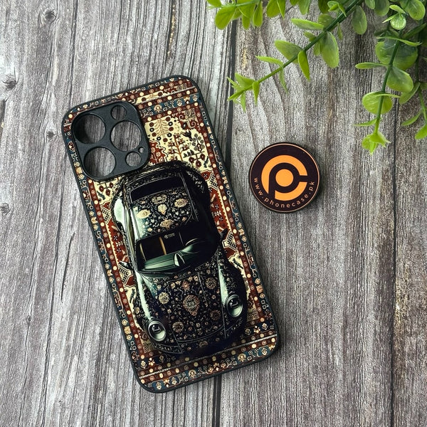 iPhone 14 Pro Max - Persian Calligraphy Art 29 - Dynasty Car - Premium Metal Printed soft Bumper shock Proof Case CS-42141
