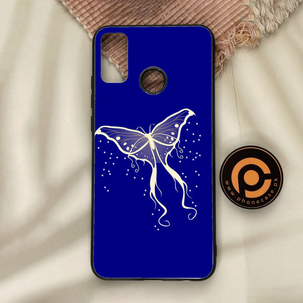 Honor 9X Lite - Butterflies Design 1 - Premium Metal Printed Soft Bumper Shock Proof Case