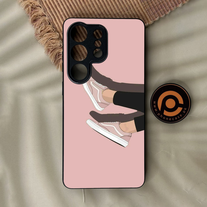 Samsung Galaxy S26 Ultra - Anime Girls Design 9 - Premium Metal Printed Soft Bumper Shock Proof Case