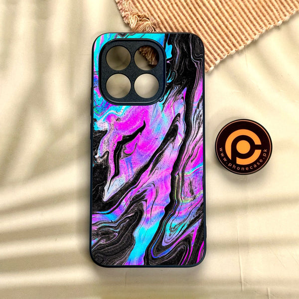 Xiaomi 15T - Cosmic Inferno - Premium Metal Printed Soft Bumper Shock Proof Case