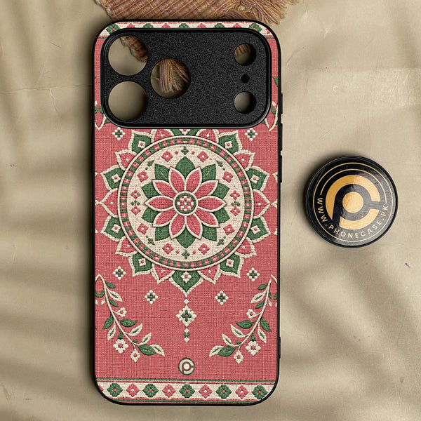 Iphone 17 Pro Max - Classic Weave Design 15 - Premium Metal Printed Soft Bumper Shock Proof Case