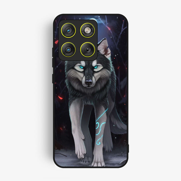 Motorola Edge 70 - Wolf Design 8 - Premium Metal Printed Soft Bumper Shock Proof Case