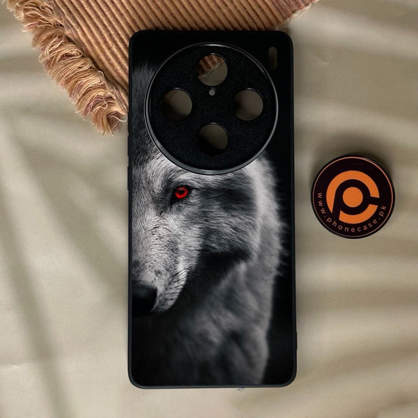 Vivo x100 Pro - Wolf Design 10 - Premium Metal Printed Soft Bumper Shock Proof Case