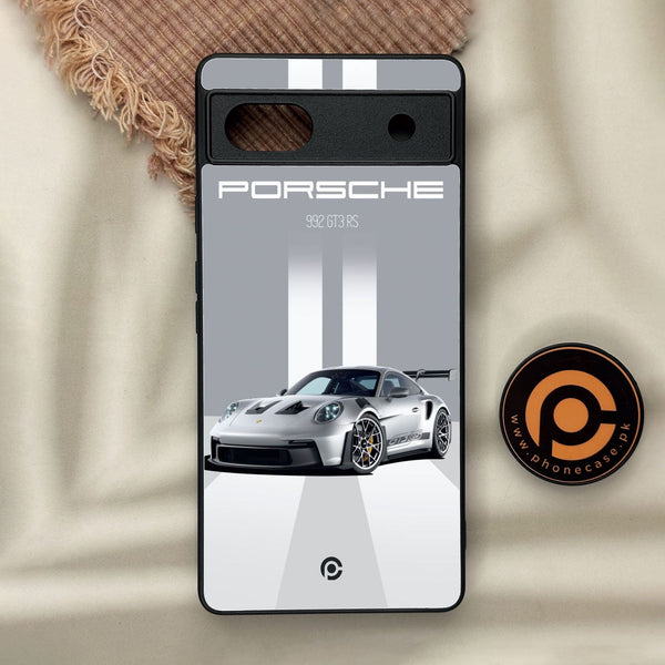 Google Pixel 6a - Porsche Gt3 Rs Thrill - Premium Metal Printed Soft Bumper Shock Proof Case