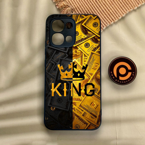 Oppo A6 Pro - King Design 9 - Premium Metal Printed Soft Bumper Shock Proof Case