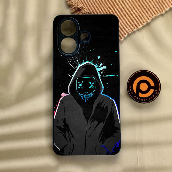 Vivo V60 Lite  - Anonymous 2.0 Design 8 - Premium Metal Printed Soft Bumper Shock Proof Case