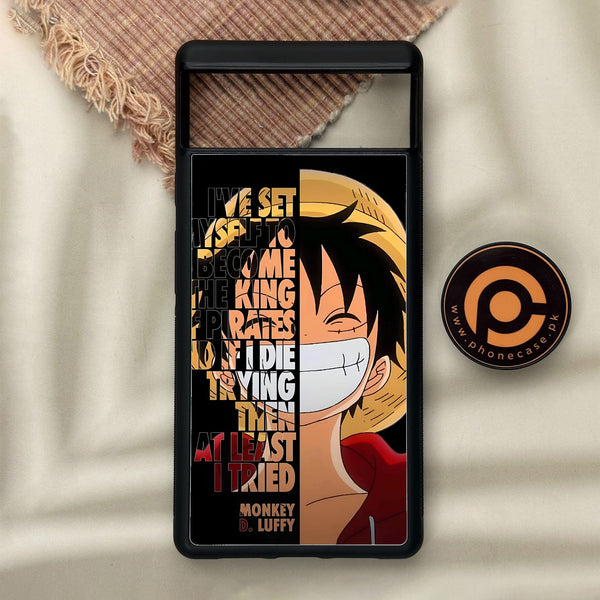 Google Pixel 6 - Anime - Premium Metal Printed Soft Bumper Shock Proof Case