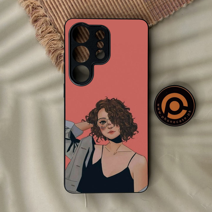 Samsung Galaxy S26 Ultra - Anime Girls Design 6 - Premium Metal Printed Soft Bumper Shock Proof Case