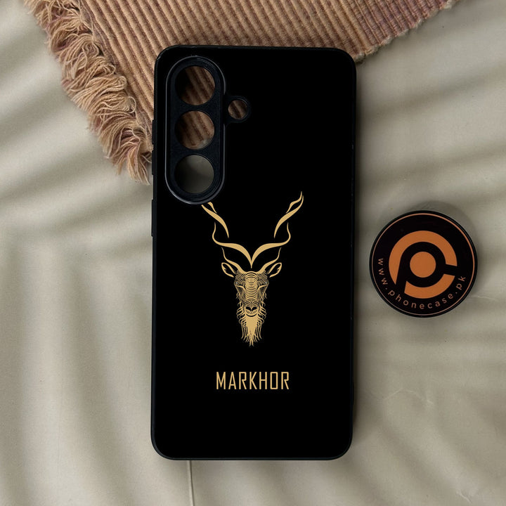 Samsung Galaxy S26 Plus - Markhor Design 3 - Premium Metal Printed Soft Bumper Shock Proof Case