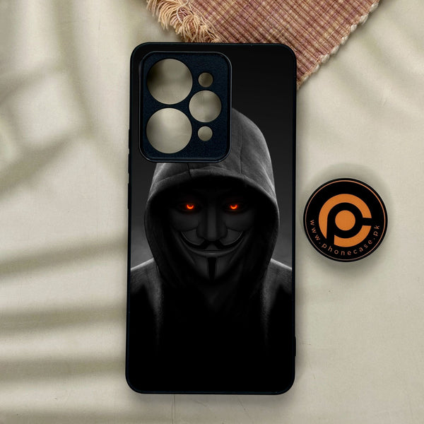 Realme 15 - Anonymous 2.0 Design 4 - Premium Metal Printed Soft Bumper Shock Proof Case