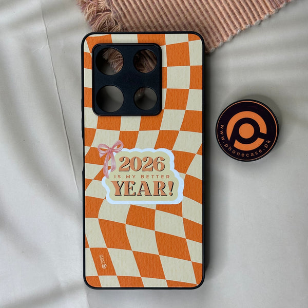 Infinix Note 30 Pro - VibeCheck Design 21 - Premium Metal Printed soft Bumper shock Proof Case CS-42999