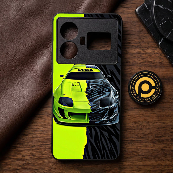 Realme GT 5 - Racing Series 2.0 Design 3 - Premium Metal Printed Soft Bumper Shock Proof Case