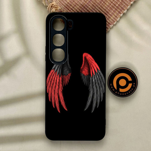 Vivo Y21d - Angel Wings Design 7 - Premium Metal Printed Soft Bumper Shock Proof Case