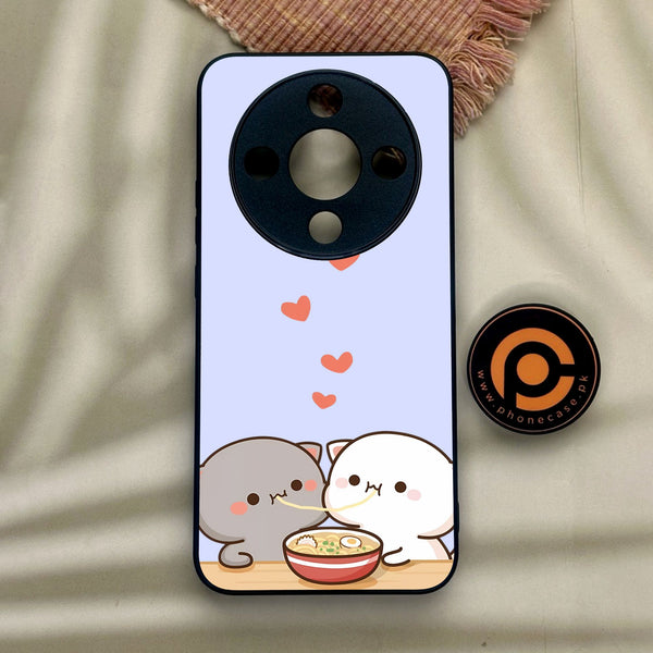 Honor x9d - Cute Bubu Dudu Design 10 - Premium Metal Printed Soft Bumper Shock Proof Case