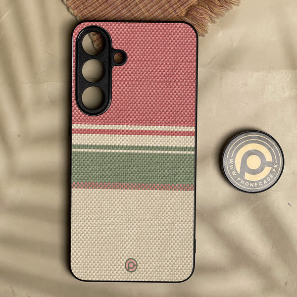 Infinix Hot 70 Pro - Classic Weave Design 21 - Premium Metal Printed Soft Bumper Shock Proof Case
