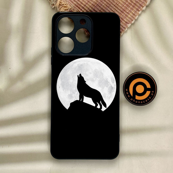Realme Note 70 - Wolf Design 3 - Premium Metal Printed Soft Bumper Shock Proof Case