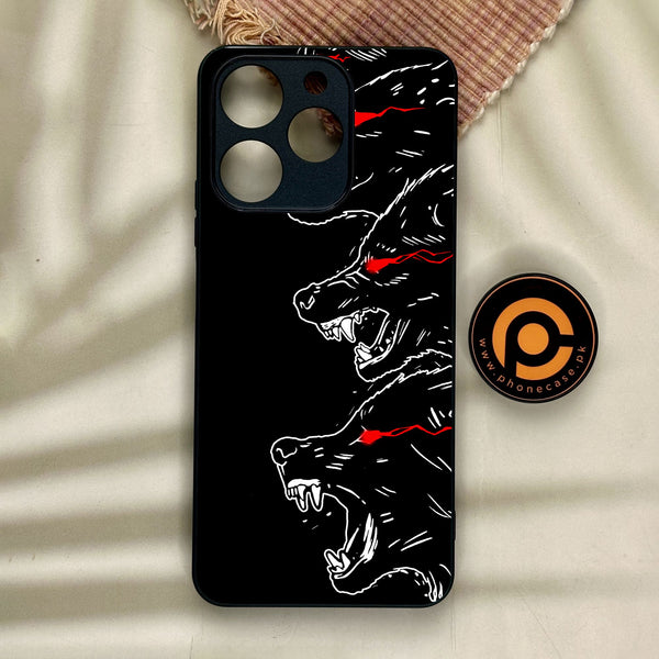 Realme Note 70 - Black Art Design 7 - Premium Metal Printed Soft Bumper Shock Proof Case