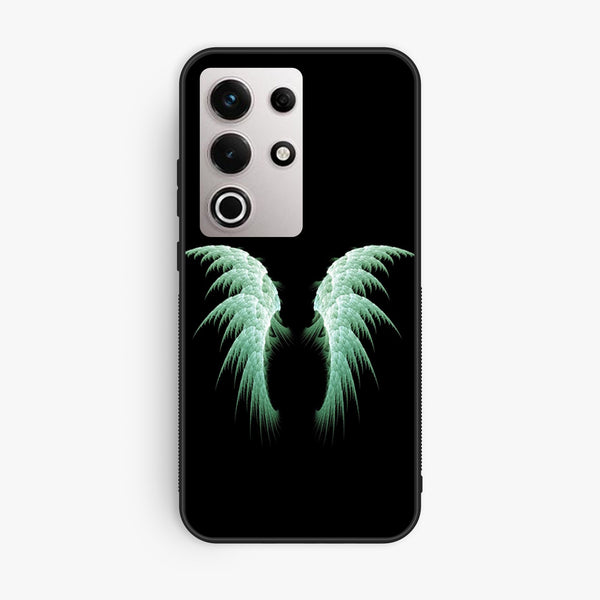 Itel S25 Ultra - Angel Wings Design 5 - Premium Metal Printed Soft Bumper Shock Proof Case