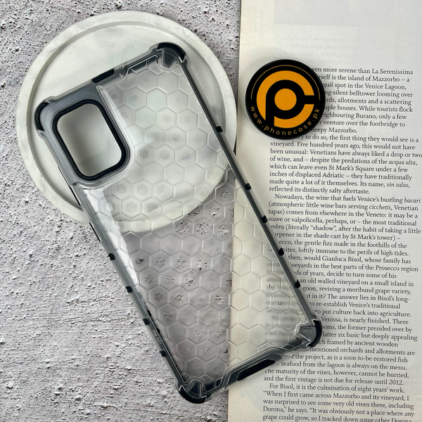Galaxy A31 Airbag Shockproof Hybrid Armor Honeycomb Transparent Cover