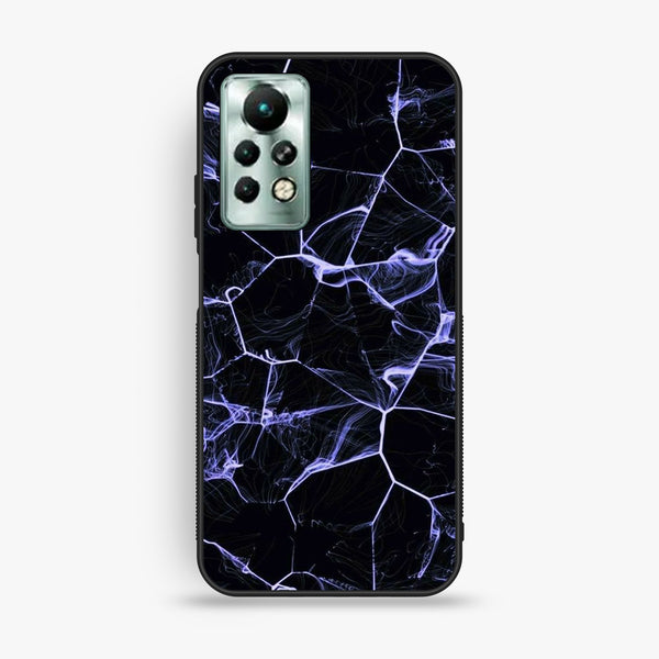 Infinix Note 11 Pro - Black Marble Design 10 - Premium Metal Printed Soft Bumper Shock Proof Case