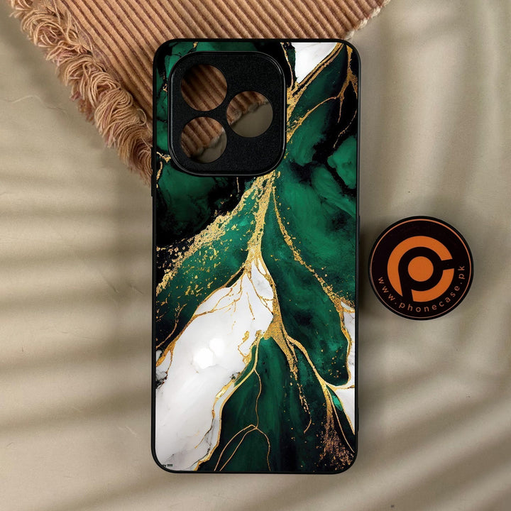 Honor X8d - Liquid Marble Design 7 - Premium Metal Printed Soft Bumper Shock Proof Case