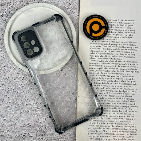 Galaxy M31s Airbag Shockproof Hybrid Armor Honeycomb Transparent Cover