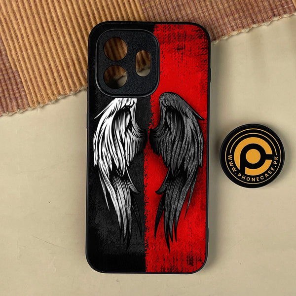 OnePlus 15T - Angel 2.0 Design 10 - Premium Metal Printed Soft Bumper Shock Proof Case