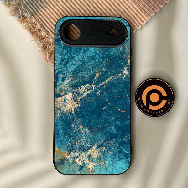 iPhone Air - Blue 2.0 Design 9 - Premium Metal Printed Soft Bumper Shock Proof Case