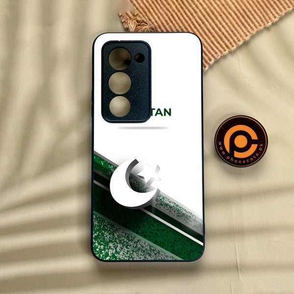 Xiaomi Redmi 15 - Pakistani Flag Design 10 - Premium Metal Printed Soft Bumper Shock Proof Case