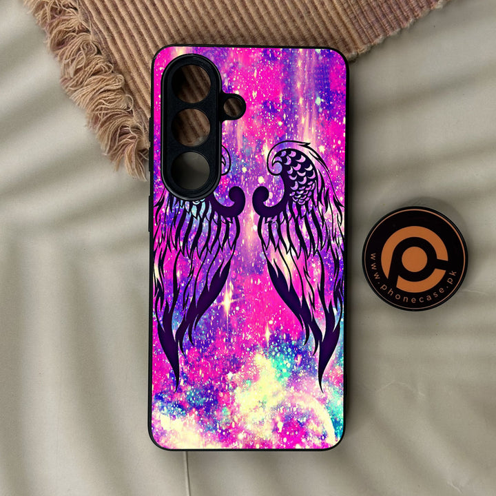 Samsung Galaxy S26 Plus - Angel Wings Design 9 - Premium Metal Printed Soft Bumper Shock Proof Case