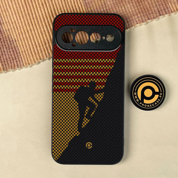 Google Pixel 11 Pro XL - Classic Weave Design 2 - Premium Metal Printed Soft Bumper Shock Proof Case