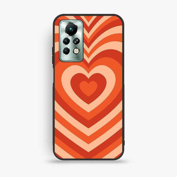 Infinix Note 11 Pro - Heartbeat Design 9 - Premium Metal Printed Soft Bumper Shock Proof Case