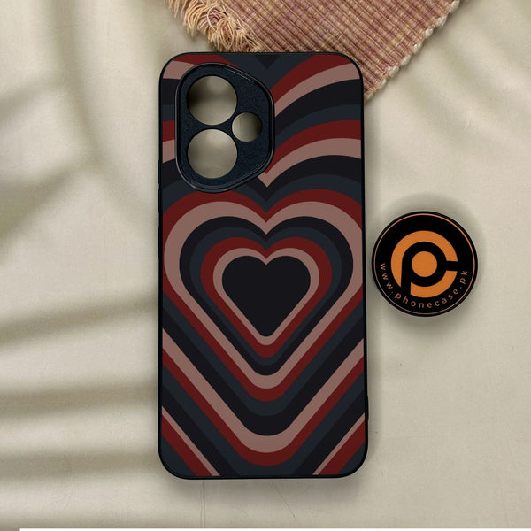 Honor 400 - Heart 2.0 Design 4 - Premium Metal Printed Soft Bumper Shock Proof Case