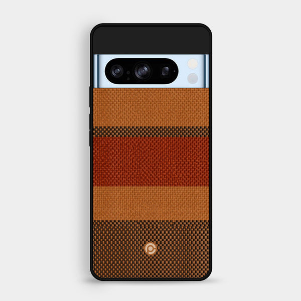 Google Pixel 8 Pro - Classic Weave Design 3 - Premium Metal Printed Soft Bumper Shock Proof Case