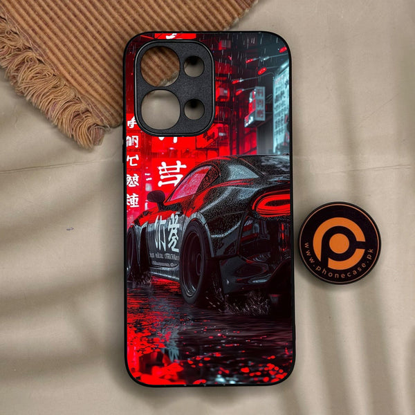 Vivo Y31d - Tokyo Dark Night Racing Car - Premium Metal Printed Soft Bumper Shock Proof Case