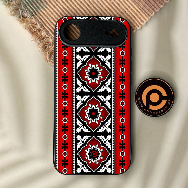 iPhone Air - Ajrak 1 - Premium Metal Printed Soft Bumper Shock Proof Case